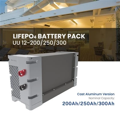 LiFePO4-batteri litiumionfosfat 12V 200Ah 250Ah 300Ah